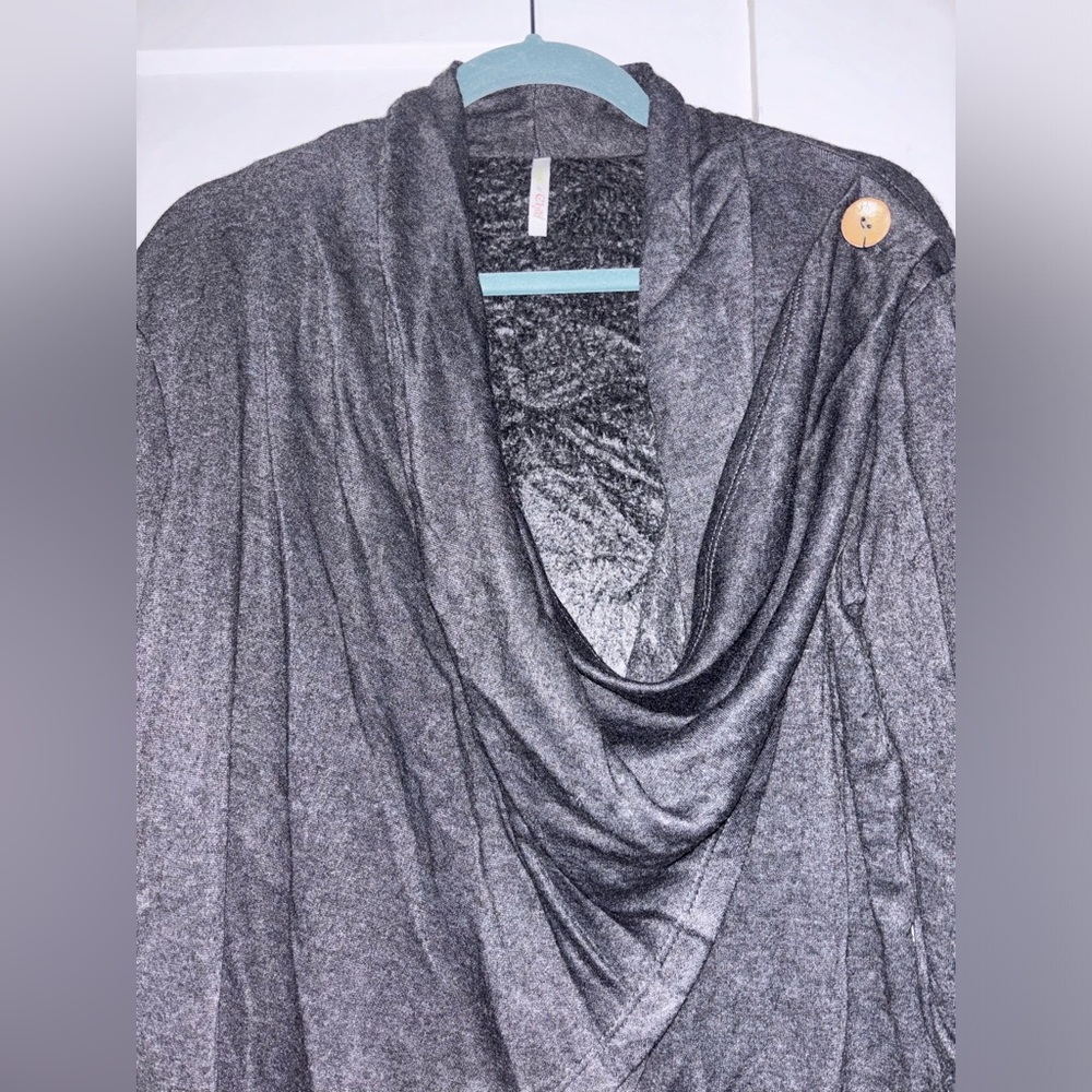 Tunic Button Cardigan - Picture 2 of 5
